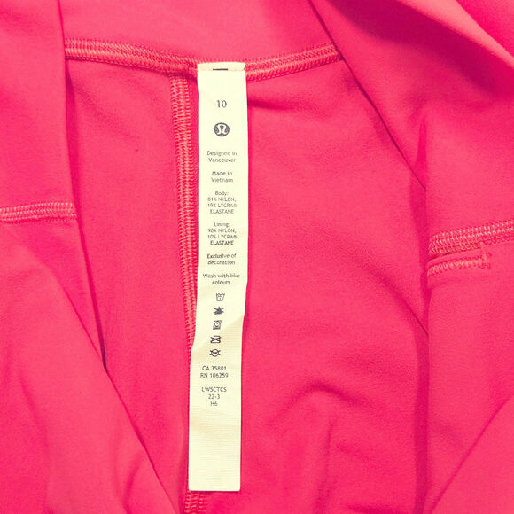 Lululemon Align High Rise Nulu Leggings 25" Hidden Pocket Lipgloss 10 Athleisure - Picture 4 of 6